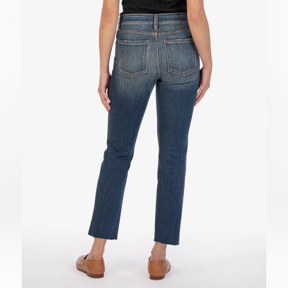 Kut From The Kloth Reese Fab Ab Ankle Straight Jeans Size 6 - Picture 3 of 11